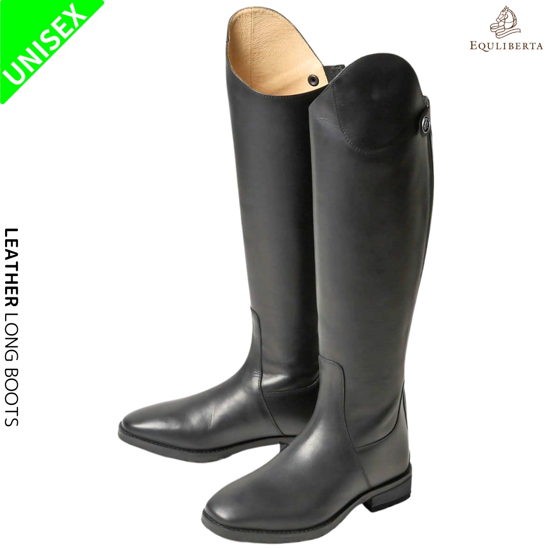 EQULIBERTA 本革 ロングブーツ ロングブーツ