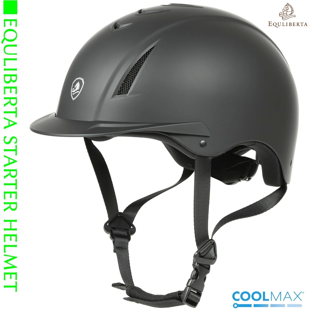 乗馬用品 EQULIBERTA スターター ダイヤル調整ヘルメット 乗馬